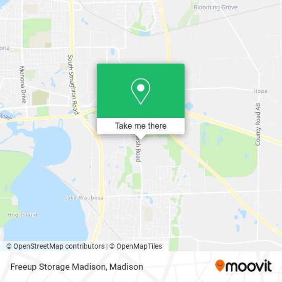 Freeup Storage Madison map