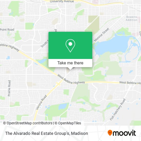The Alvarado Real Estate Group's map