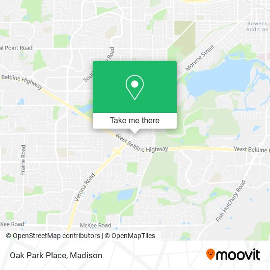 Oak Park Place map