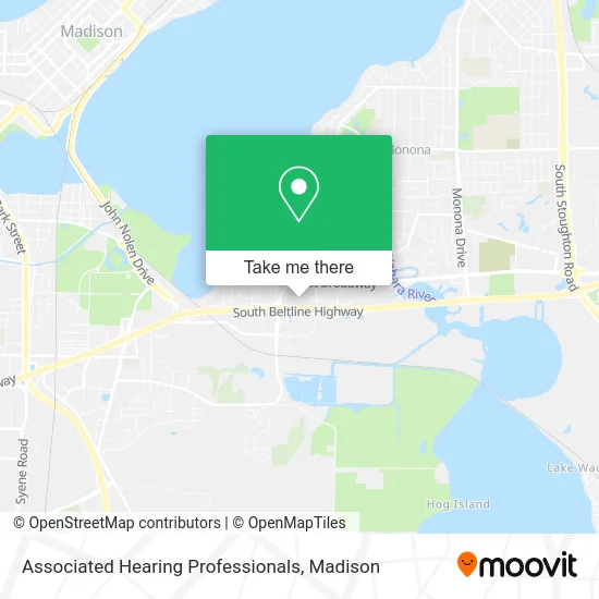 Associated Hearing Professionals map