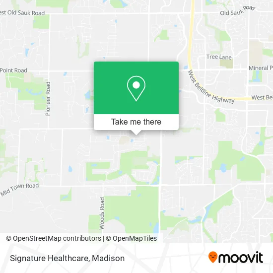 Signature Healthcare map