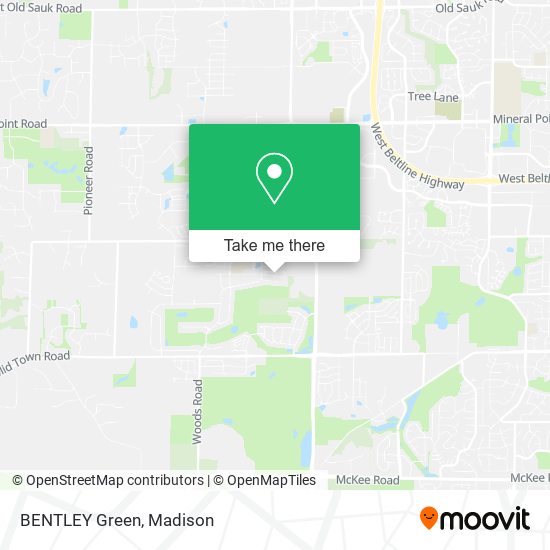 BENTLEY Green map