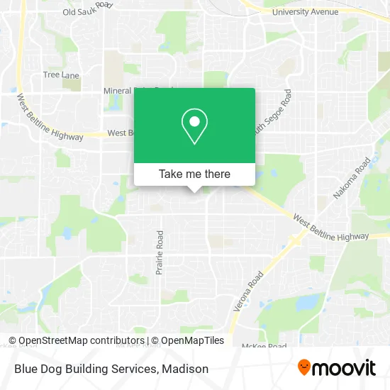 Blue Dog Building Services map