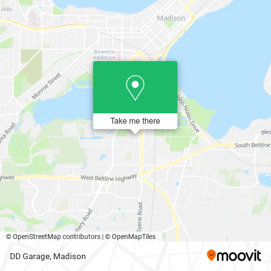 DD Garage map