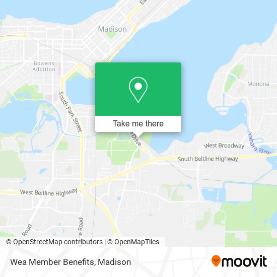 Wea Member Benefits map