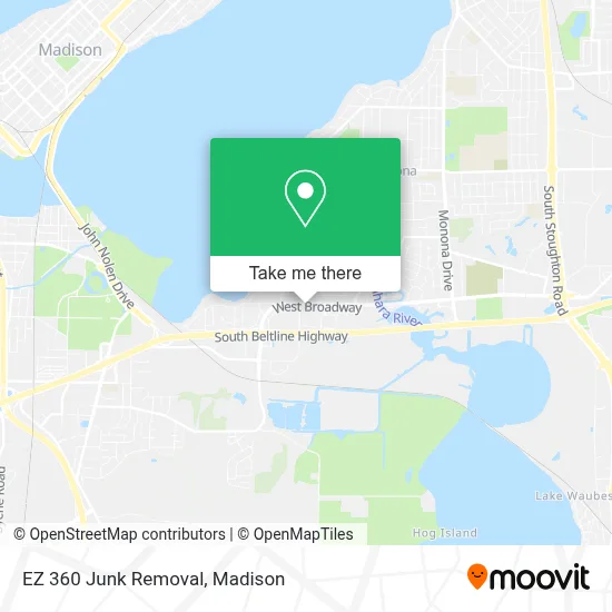 EZ 360 Junk Removal map