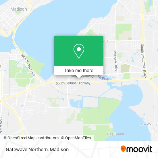 Mapa de Gatewave Northern