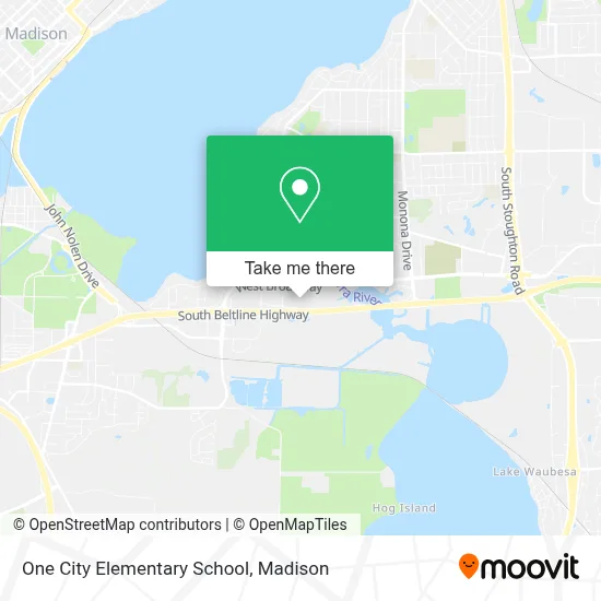 One City Elementary School map