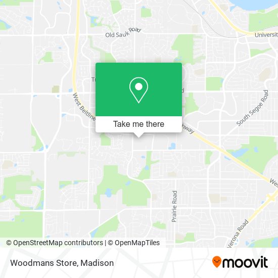 Woodmans Store map