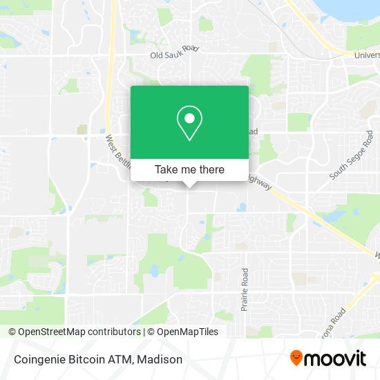 Mapa de Coingenie Bitcoin ATM
