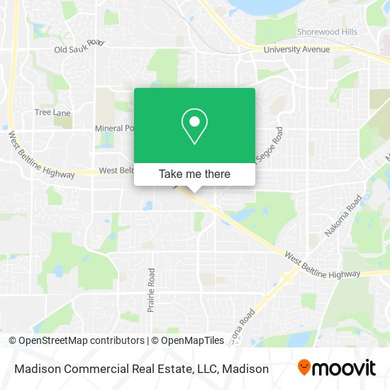 Madison Commercial Real Estate, LLC map