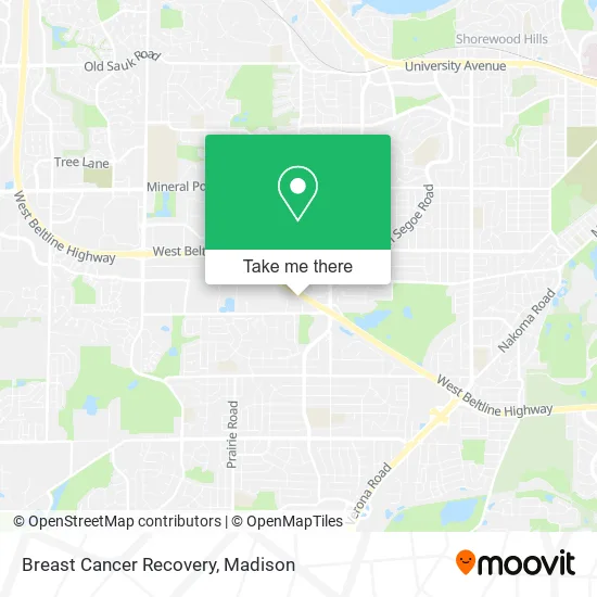 Breast Cancer Recovery map