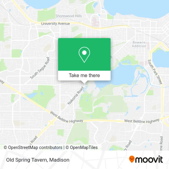 Old Spring Tavern map