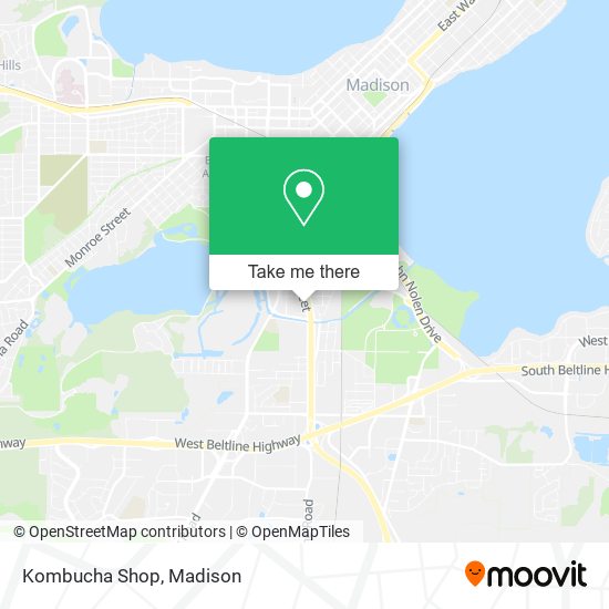 Kombucha Shop map