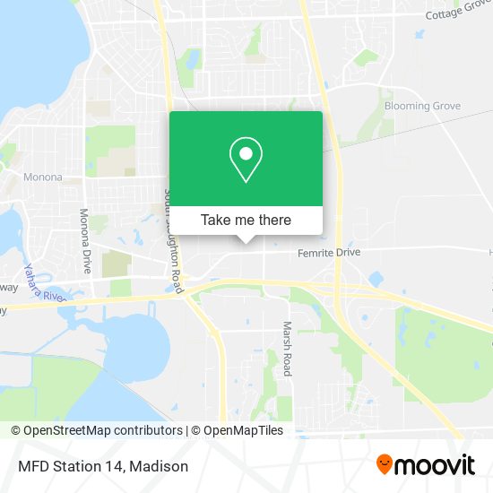 MFD Station 14 map