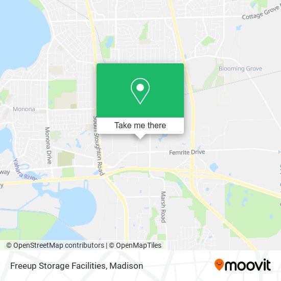 Freeup Storage Facilities map