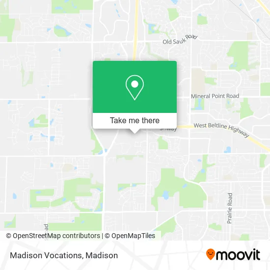 Mapa de Madison Vocations