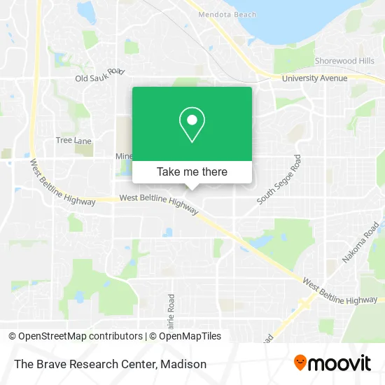 The Brave Research Center map