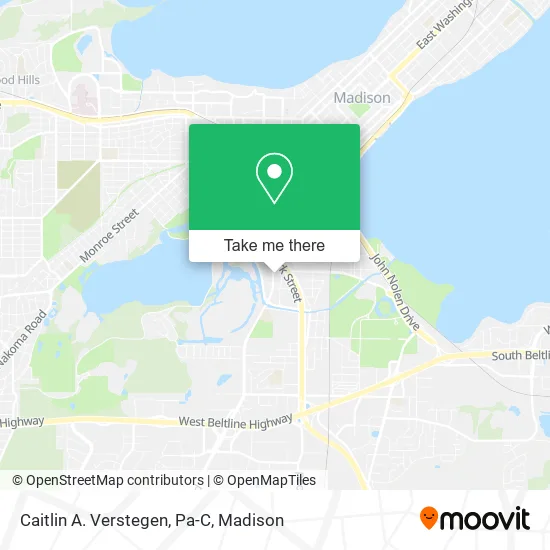 Caitlin A. Verstegen, Pa-C map