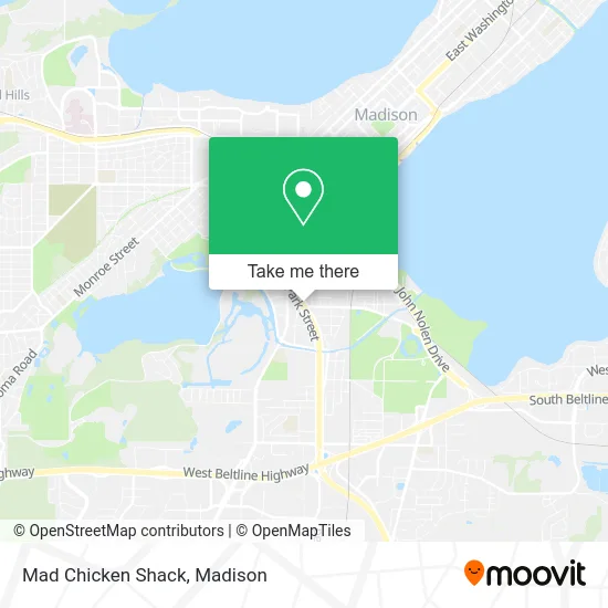 Mad Chicken Shack map