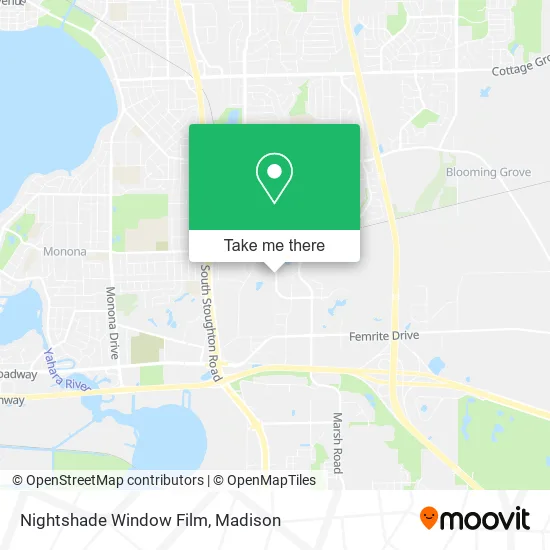 Mapa de Nightshade Window Film