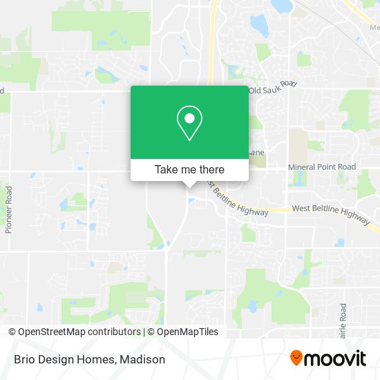 Brio Design Homes map