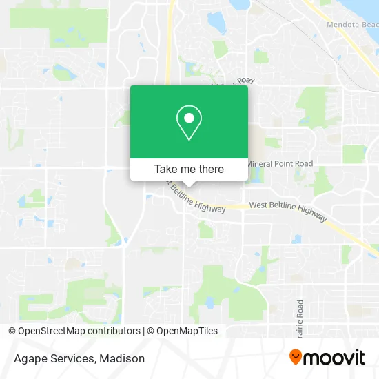 Agape Services map
