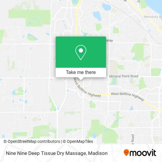 Mapa de Nine Nine Deep Tissue Dry Massage