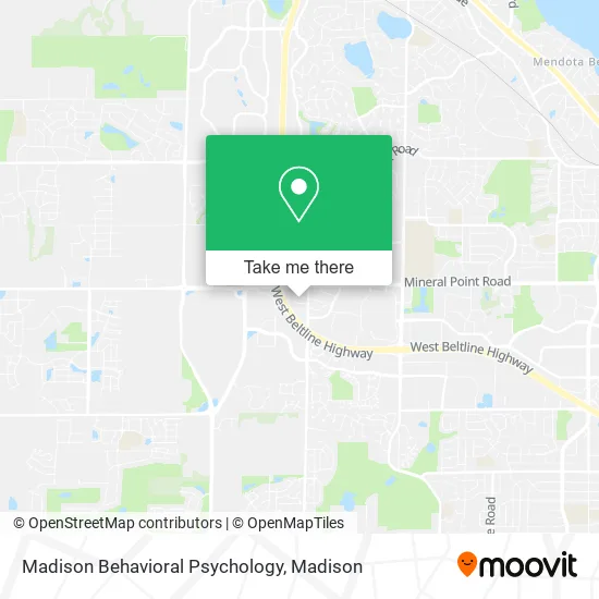 Madison Behavioral Psychology map