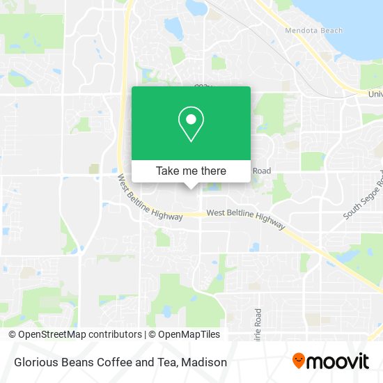 Glorious Beans Coffee and Tea map