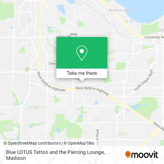 Blue LOTUS Tattoo and the Piercing Lounge map