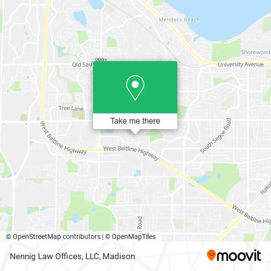 Mapa de Nennig Law Offices, LLC