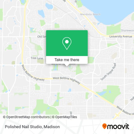 Mapa de Polished Nail Studio