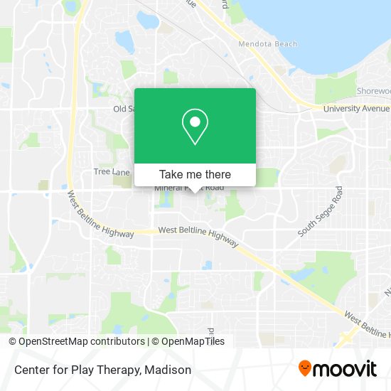 Center for Play Therapy map