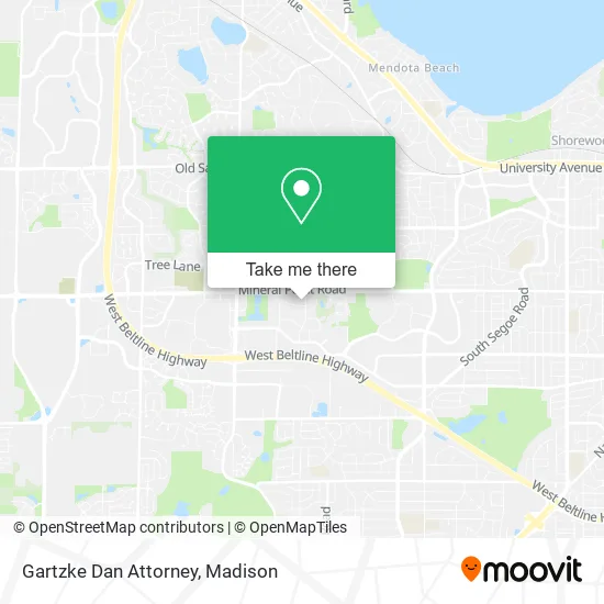 Gartzke Dan Attorney map