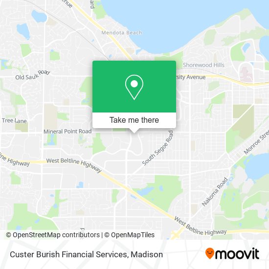 Custer Burish Financial Services map