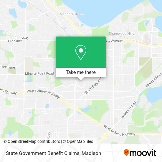 Mapa de State Government Benefit Claims