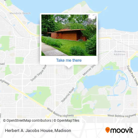 Mapa de Herbert A. Jacobs House