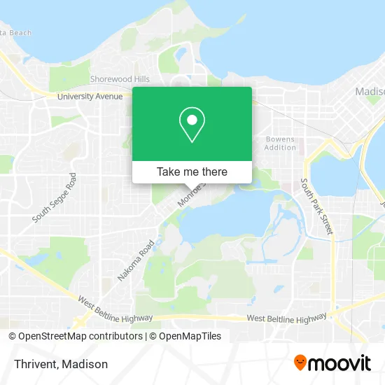 Thrivent map
