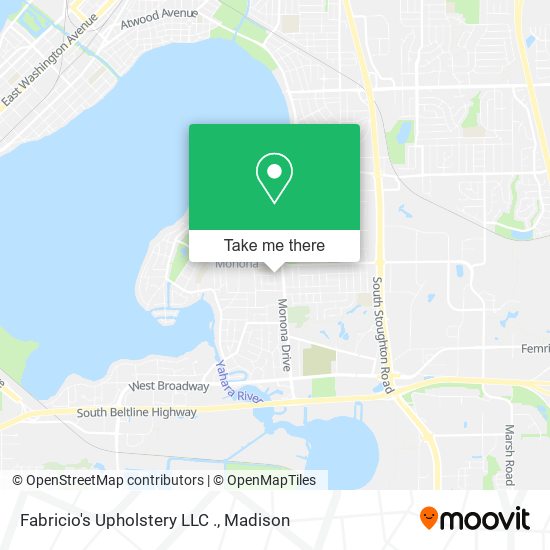 Mapa de Fabricio's Upholstery LLC .