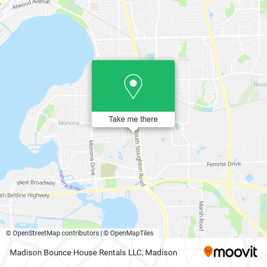 Mapa de Madison Bounce House Rentals LLC
