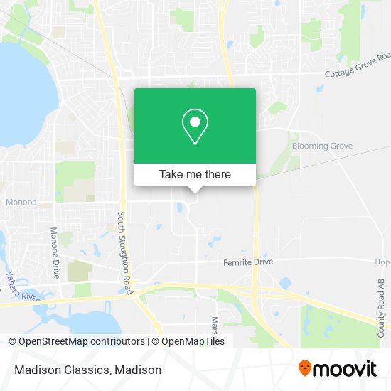 Madison Classics map