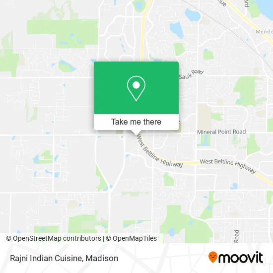 Rajni Indian Cuisine map