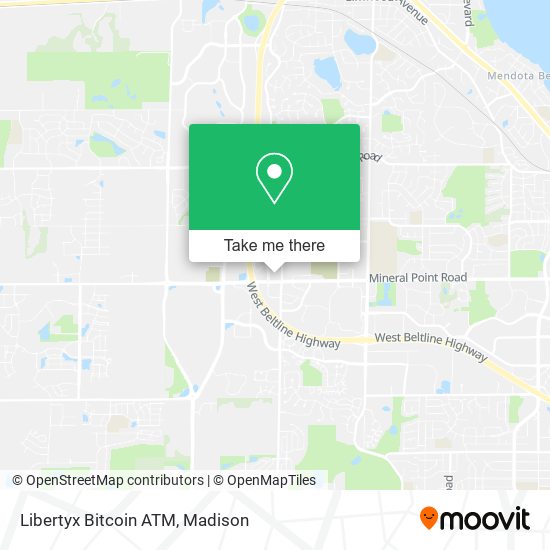 Mapa de Libertyx Bitcoin ATM