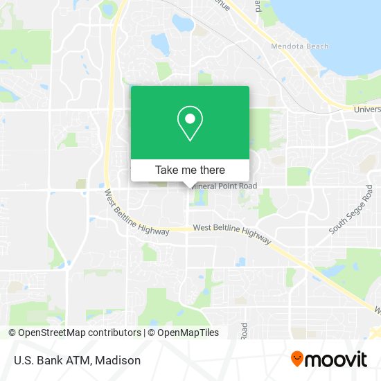 U.S. Bank ATM map