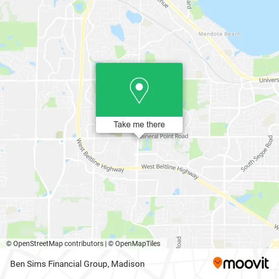 Ben Sims Financial Group map