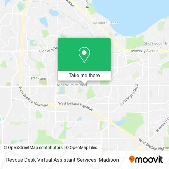 Mapa de Rescue Desk Virtual Assistant Services