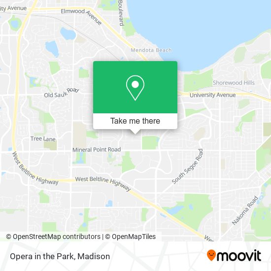 Opera in the Park map