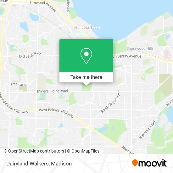 Dairyland Walkers map