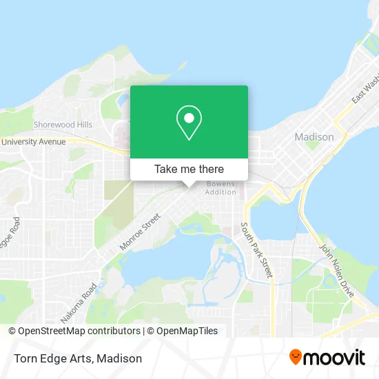Torn Edge Arts map